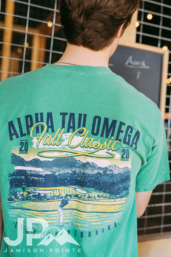 Alpha Tau Omega - The Block Baseball Jersey