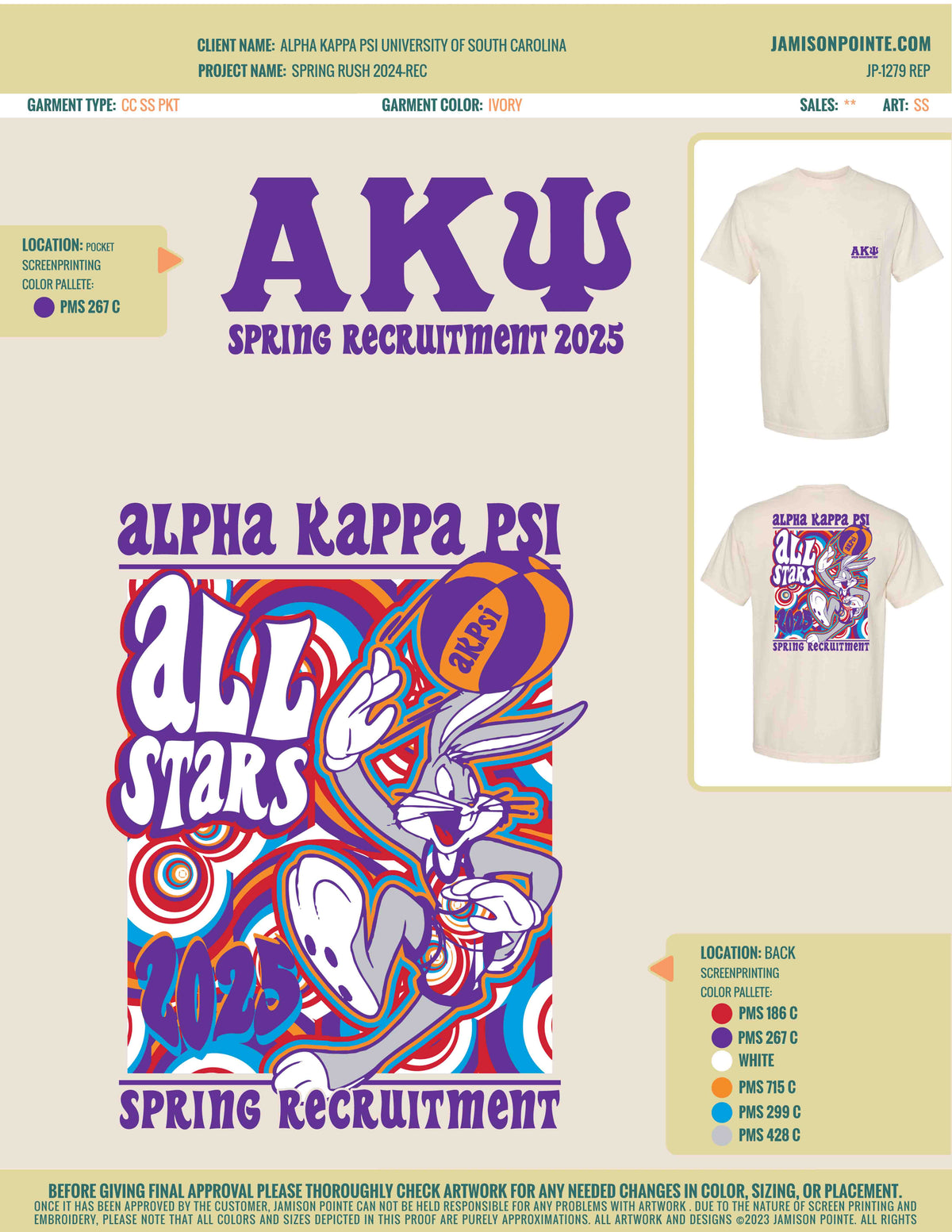 JP-1279 REP Alpha Kappa Psi University of South Carolina Spring Rush 2024-REC