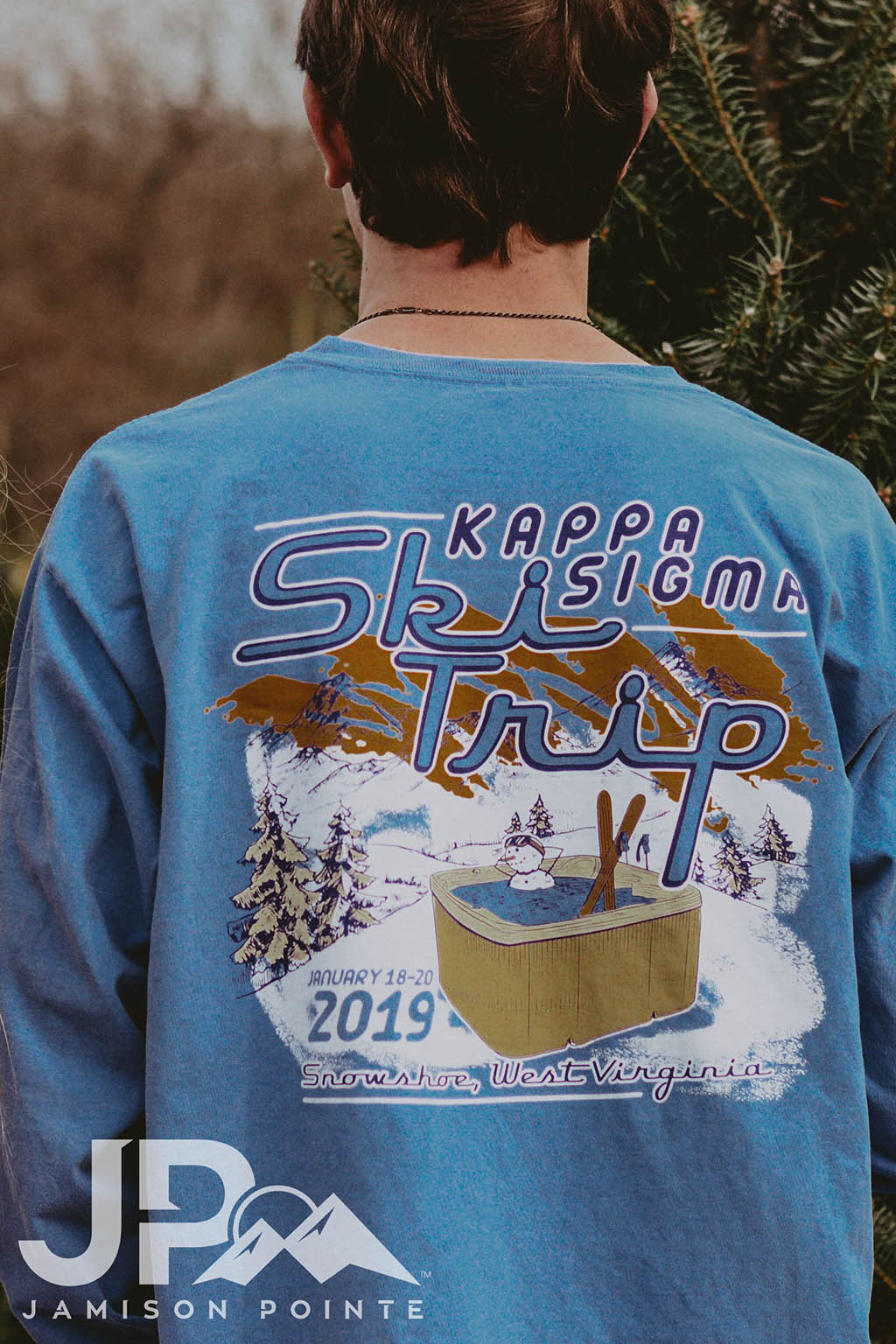 Kappa Sigma Ski Trip Hot Tub Custom Fraternity Shirt Jamison Pointe