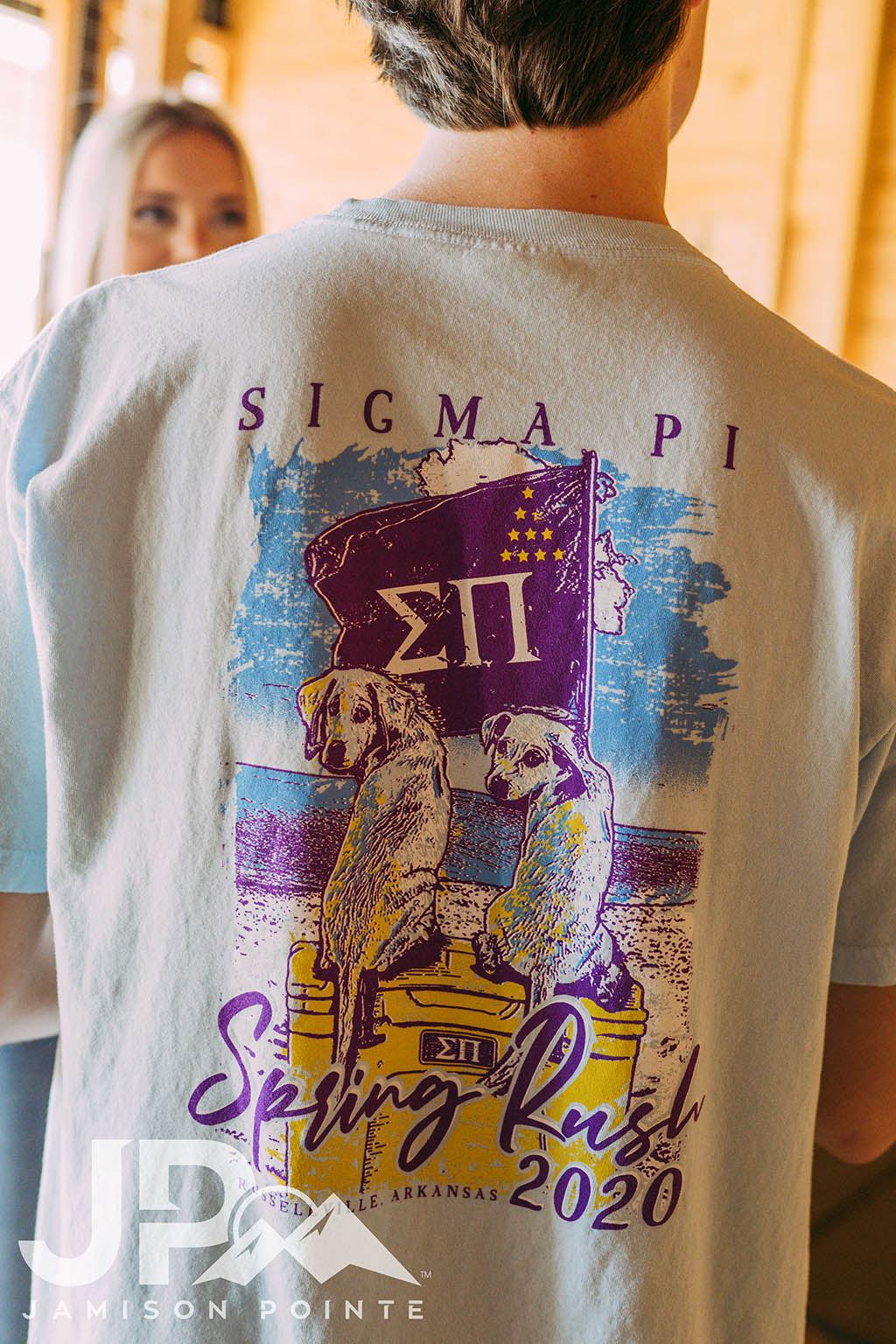 Sigma Pi Retro Block Basketball Jersey