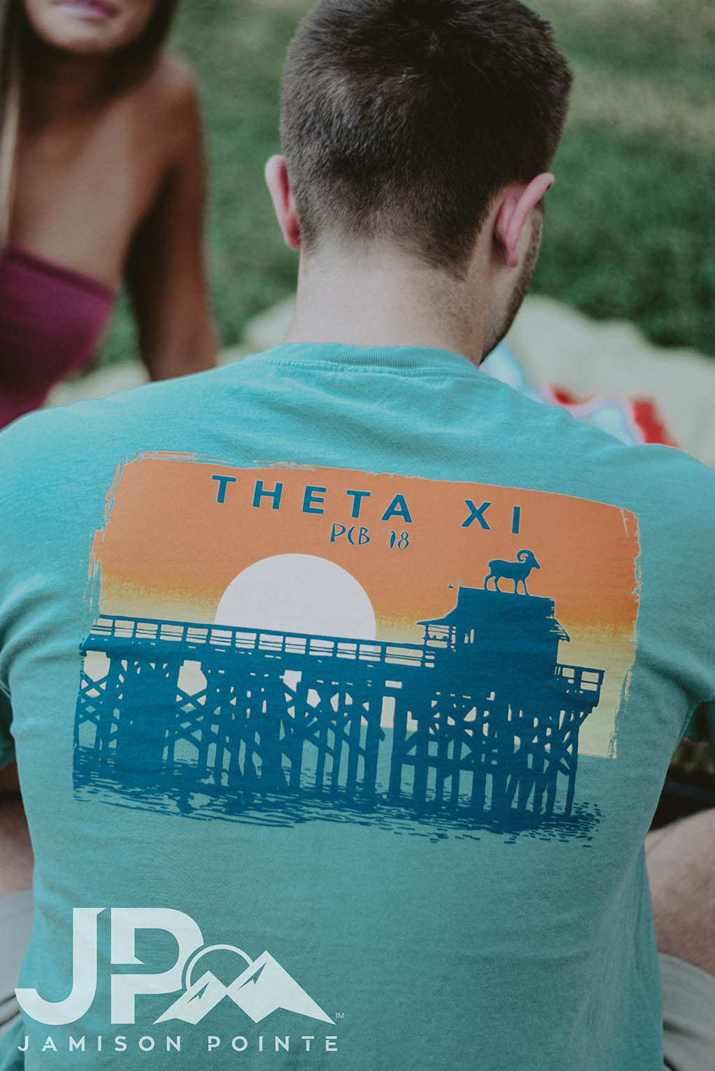 Theta Xi Spring Break Boardwalk Custom Frat Shirt Jamison Pointe